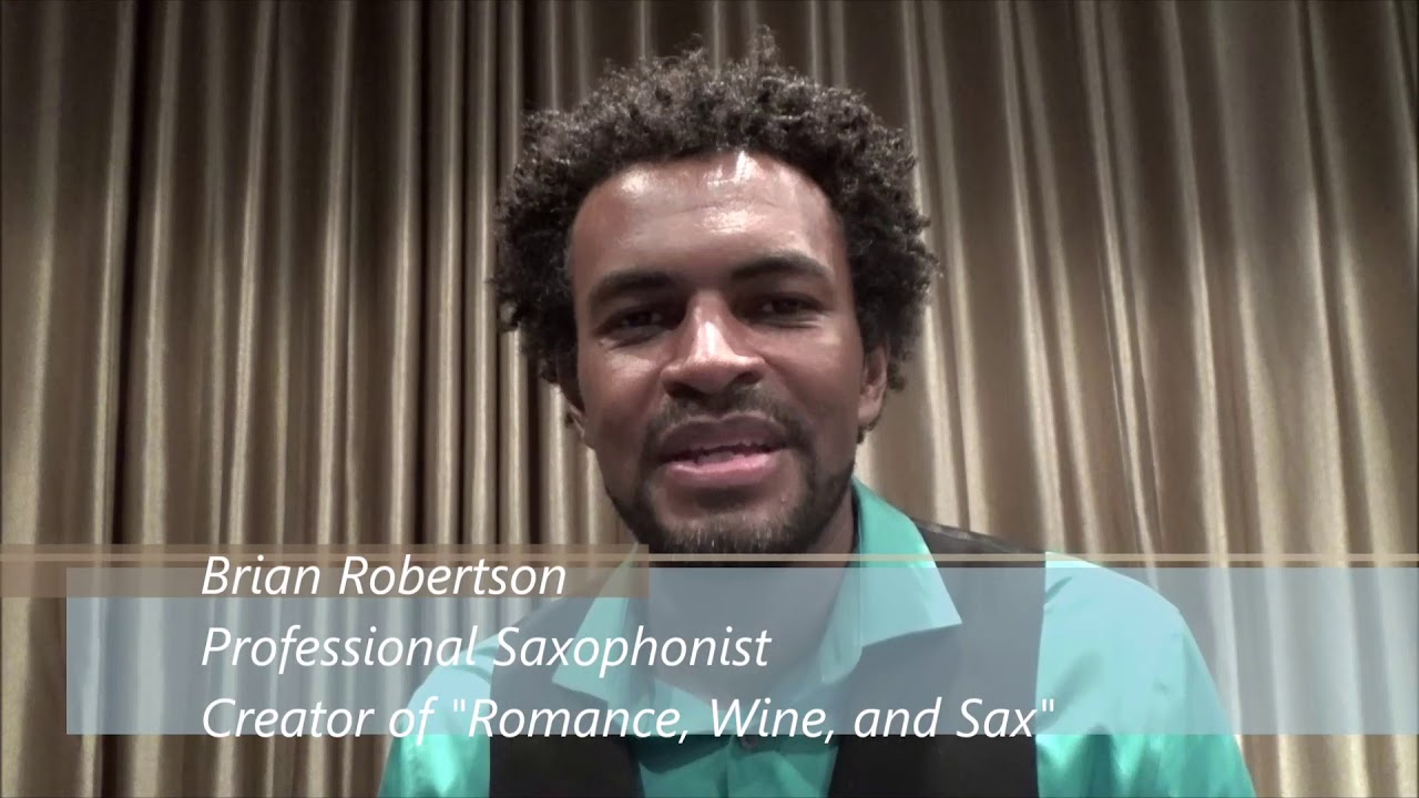 Brian Robertson Official Promo Video for "Romance, Wine, and Sax"