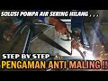 CARA MEMBUAT PENGAMAN BESI ANTI MALING POMPA AIR | TEKNIK BENGKEL LAS LISTRIK