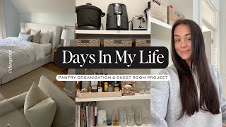 DAYS IN MY LIFE: Golf Cart Errands, Pantry Organization, & Guest Room Project