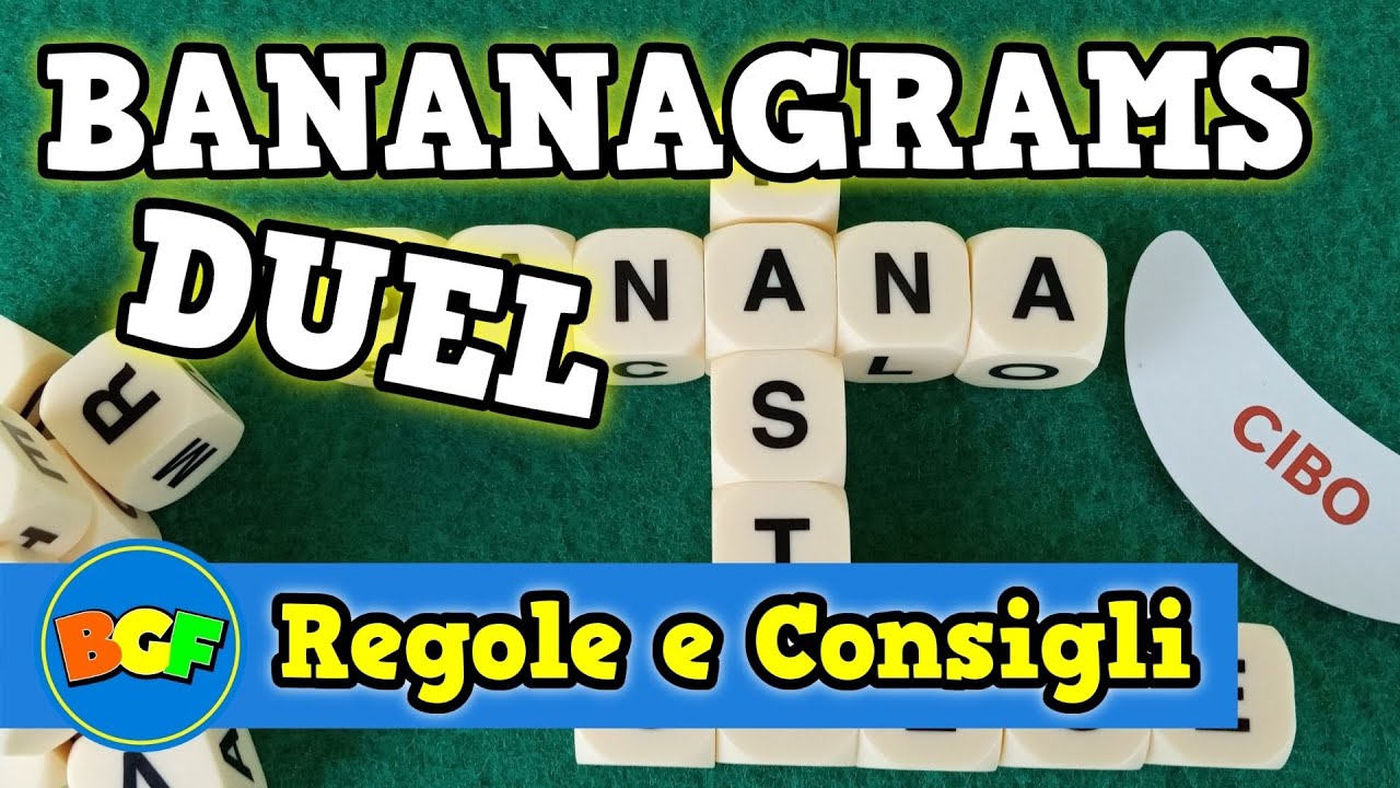 BANANAGRAMS DUEL! Gioco 1vs1 per Creare Parole Crociate con i Dadi