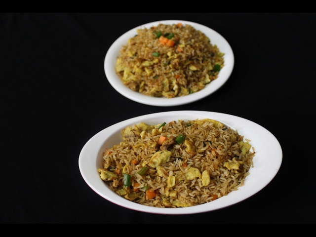 egg fried rice recipe spicy restaurant style-how to make egg fried rice | Yummy Indian Kitchen