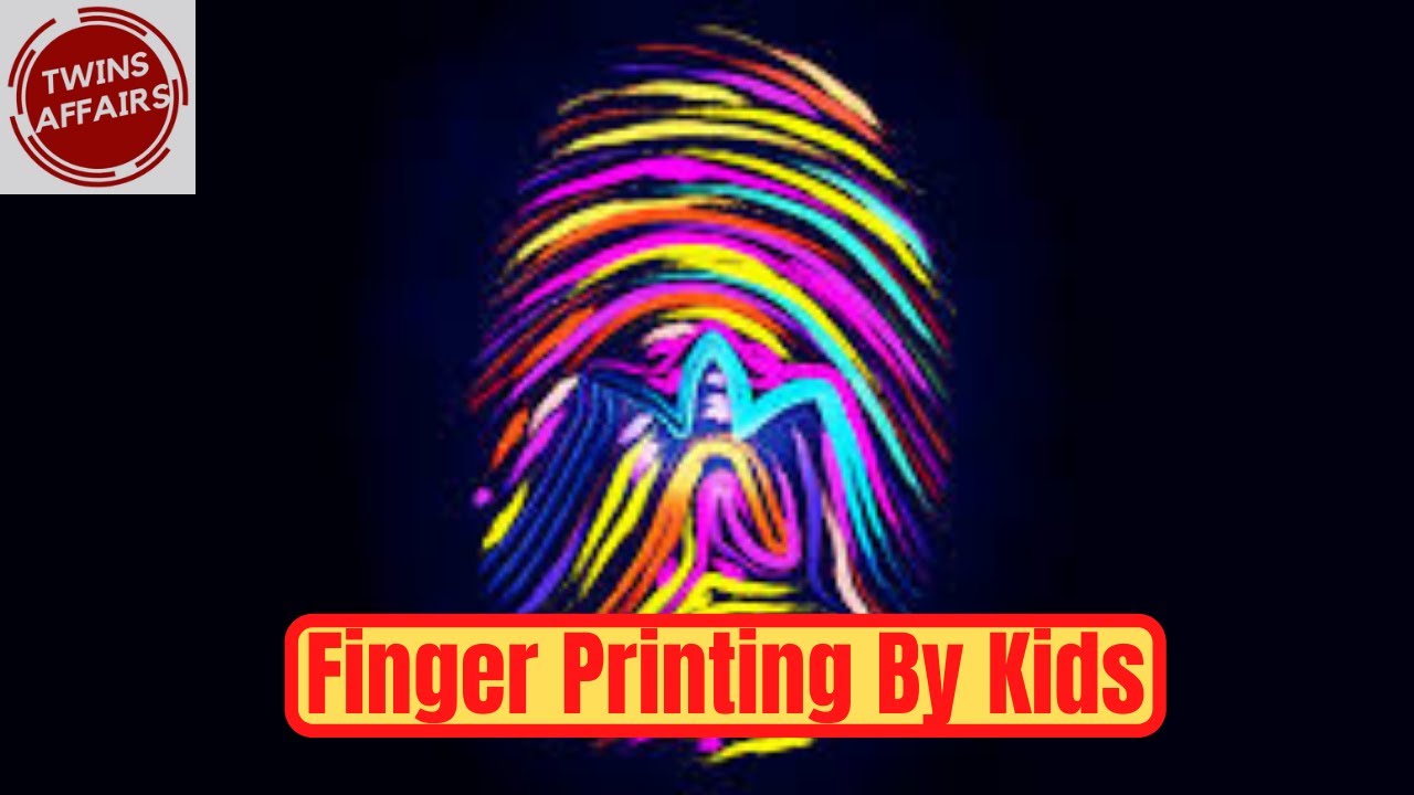 Finger Printing Ideas for Kids Fun with Colours YouTube