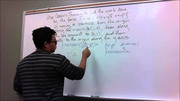 Greens Theorem - Work