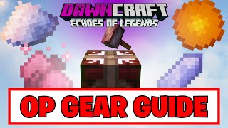 Create Op Gear In Dawncraft Reforging Socketing