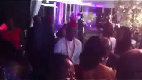 Guests having fun with Charles Emeka & Dj Emri