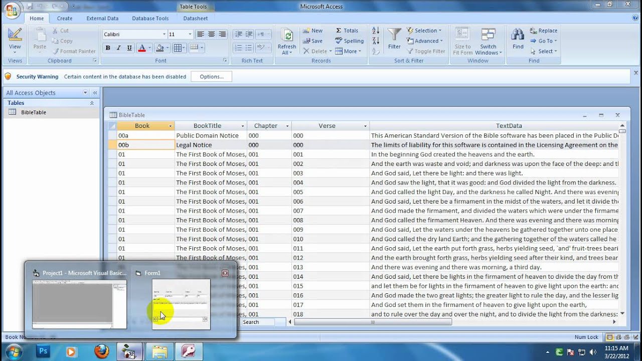 Connecting Database & Creating Setup File using Visual Basic 6.0 - YouTube
