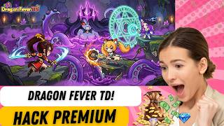 Dragon Fever TD! MOD APK 🐉 Unlimited Gems & Hero Upgrades | Tower Defense Gameplay screenshot 3