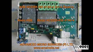 ABB ACS355-03E-31A0-4 Drive Repairs@amsindia.net