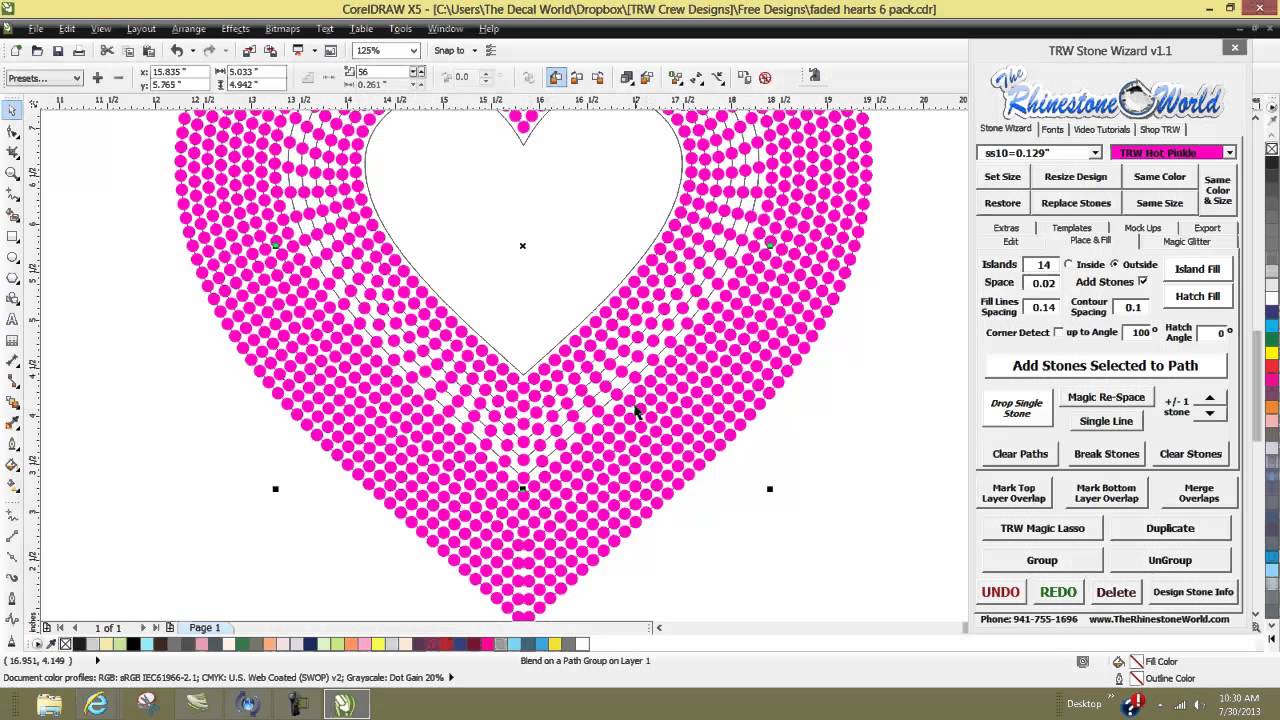 Free Rhinestone Template Software