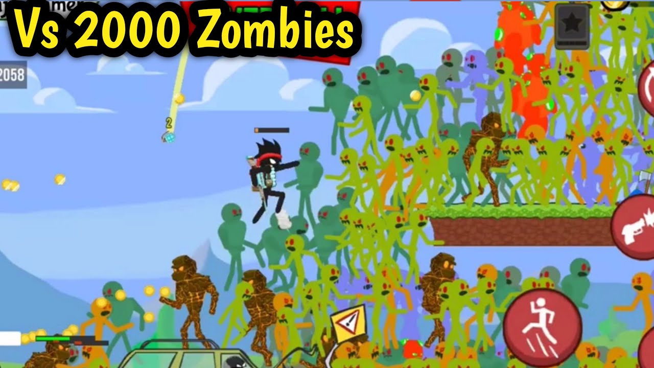 Stickman vs 2000 Zombies Chapter 1 Level 166-170