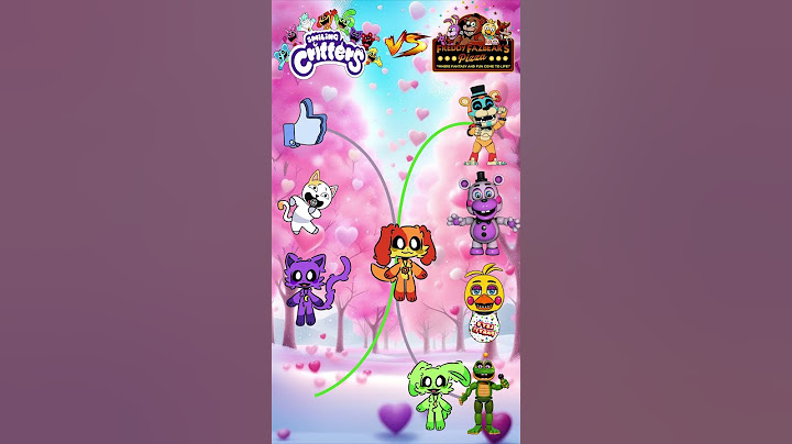 Smiling Critters VS FNAF Into the Pit :Connect characters of the same color together #shorts #Fnaf