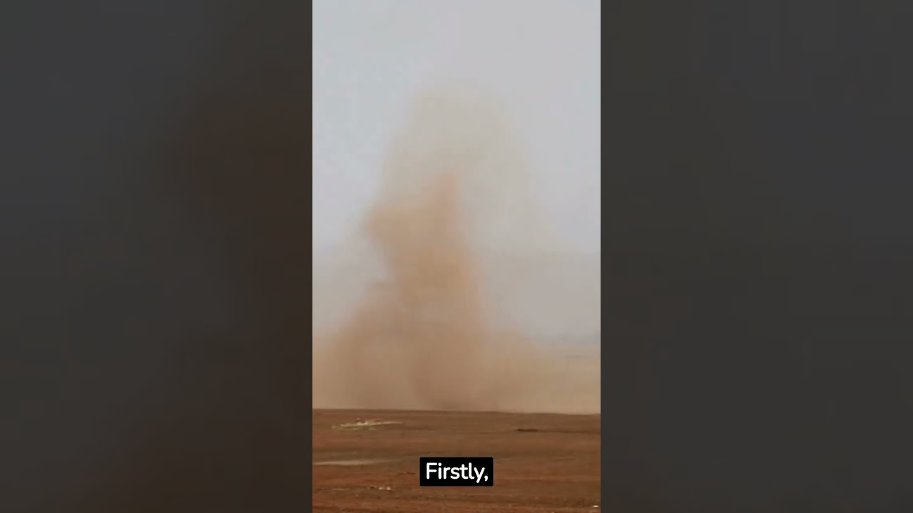 A Furious  Sandstorm in Egypt