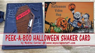 Peek-A-Boo Halloween Shaker Card