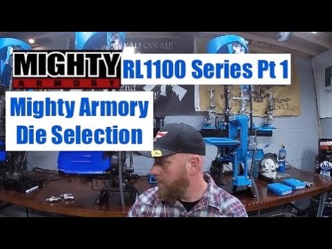 Mighty Armory - Complete 9mm Die Set.  Dillon Precision RL1100 Series Part 1