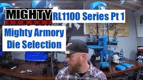 Mighty Armory - Complete 9mm Die Set.  Dillon Precision RL1100 Series Part 1