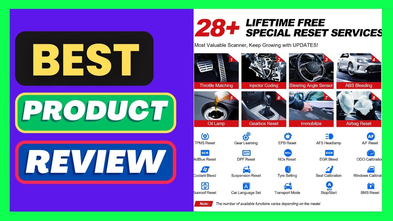 THINKTOOL MINI OBD2 Scanner Full System 28 Reset Automotive Tools