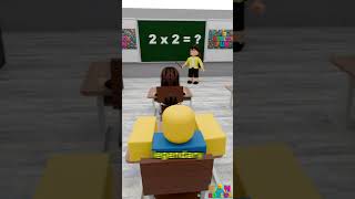 Roblox School: Legendary Math Skills 😂  #robloxshorts