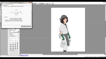 how to adjust canvas settings in sai