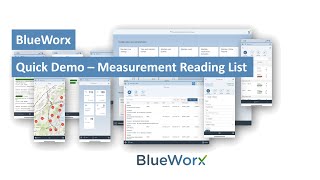 SAP Measurement Reading Lists using BlueWorx