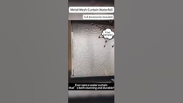 Hot-Selling Metal Mesh Water Curtain Recently#wiremesh#decorativemesh#metalmeshwaterfall#meshcurtain