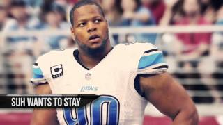 Could Suh's Confusing Comments Derail Contract Negotiations with Detroit Lions Bleacher Report