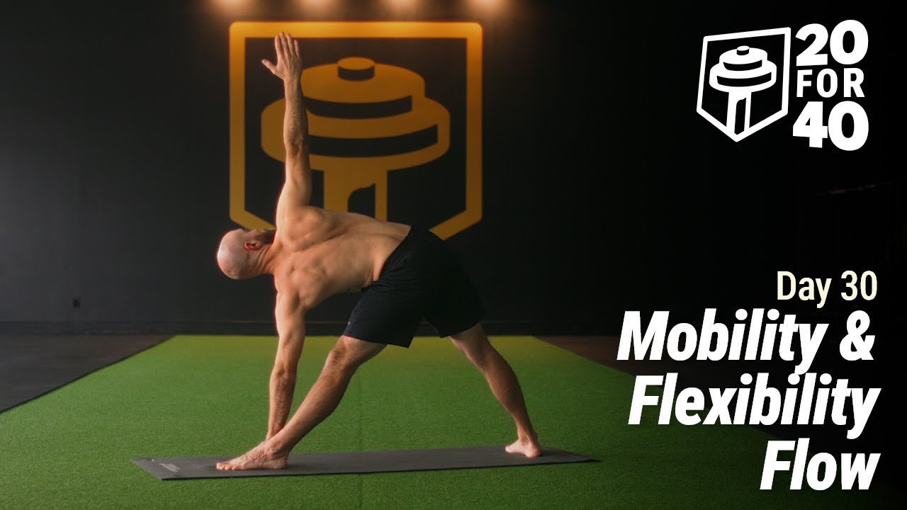 40 Day Bodyweight Fitness Challenge | No Talking, All Levels || Day 30 - Mobility & Flexibility Flow