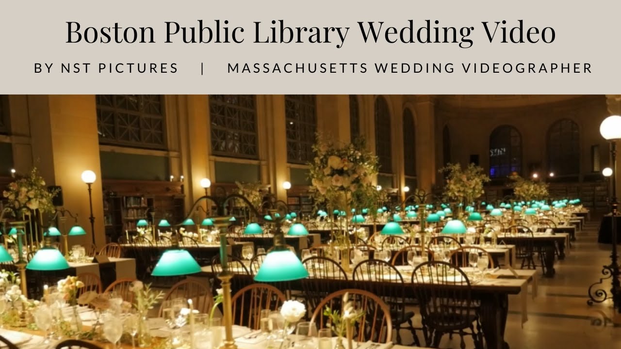 Boston Public Library Wedding w/ Jodi Raphael Events :: Boston MA Videographer :: NST Pictures