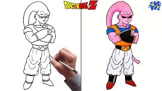 Recent Kid Buu drawing of mine. Which Majin Buu form is your