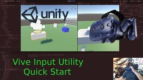 Unity VR Development Quick start using Vive Input Utility #1