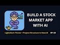 🌙 Light/Dark Theme + Project Structure in Next.js – StockGenie EP02 | Types, Theme, Routing