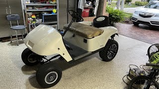 1999 EZGO TXT Golf Cart Complete Rebuild From Start to Finish in 5 minutes!