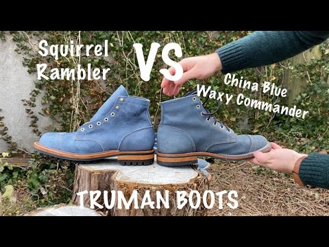 china blue boots