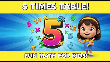Learn the 5 Times Table Fast! Fun Multiplication Video for Kids