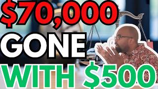 70K Debt Gone With 500?