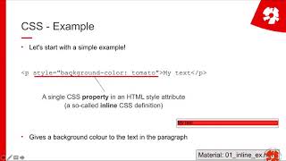 Web Programming I: L5/6: CSS part 1: Intro