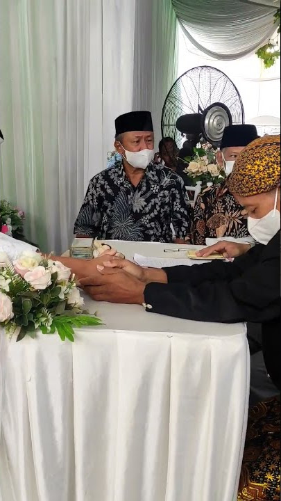 TERHARU!! Mempelai Pria menangis Setelah Ucapkan Akad Nikah #shorts