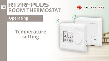 Temperature setting - [Tutorials RT7RFPLUS room thermostat]