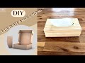 Diy  creer une jolie boite a mouchoirs avec de la recup