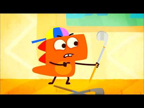 Dinocity - Dad's Favourite Golf Club - Cartoons for kids