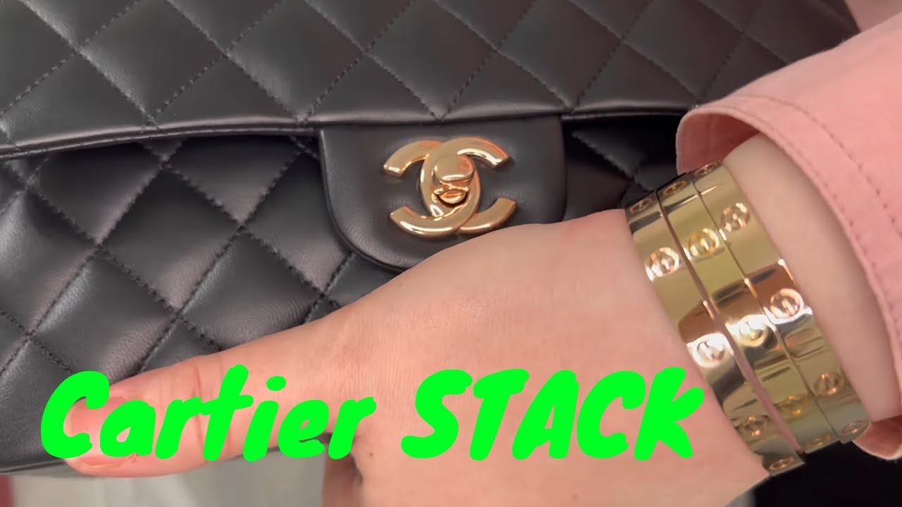 Cartier #Love Cuff #Unboxing #Bracelet Stack 😍😍 