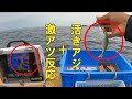 【落とし込み】魚探が真っ赤に⁉ 激アツ反応に活きアジを投入すると…