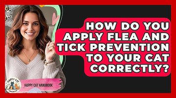 How Do You Apply Flea And Tick Prevention To Your Cat Correctly? - Happy Cat Handbook