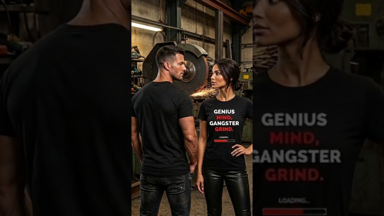 Genius mind and gangster grind mindset #Confidence #Outfitinspo #Tee #LifeStyle #Streetwear #Ootd #u