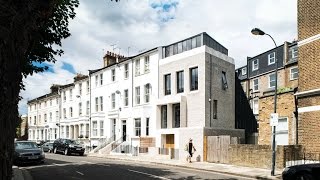 Liddicoat & Goldhill designs brick and concrete Tailored house to end of Victorian terrace in London