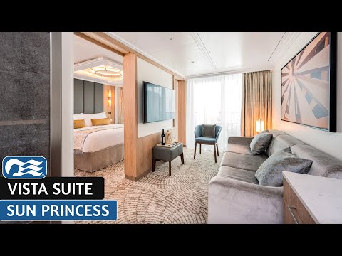 Sun Princess Vista Suite walkthrough tour