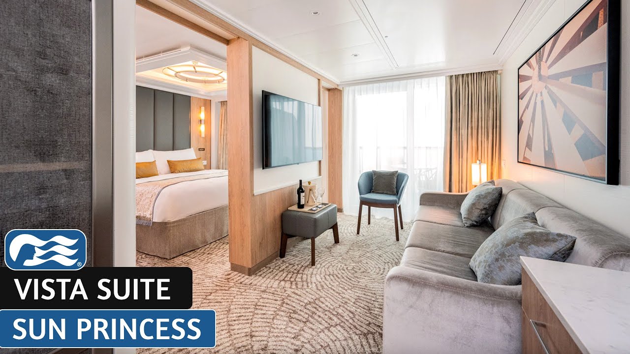 Sun Princess | Vista Suite Full Walkthrough Tour | Princess Cruises | 2025 | 4K