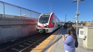 @caltrain Meet: Northbound Local #149 and getting on Southbound Limited-Stop #424 at SSF.