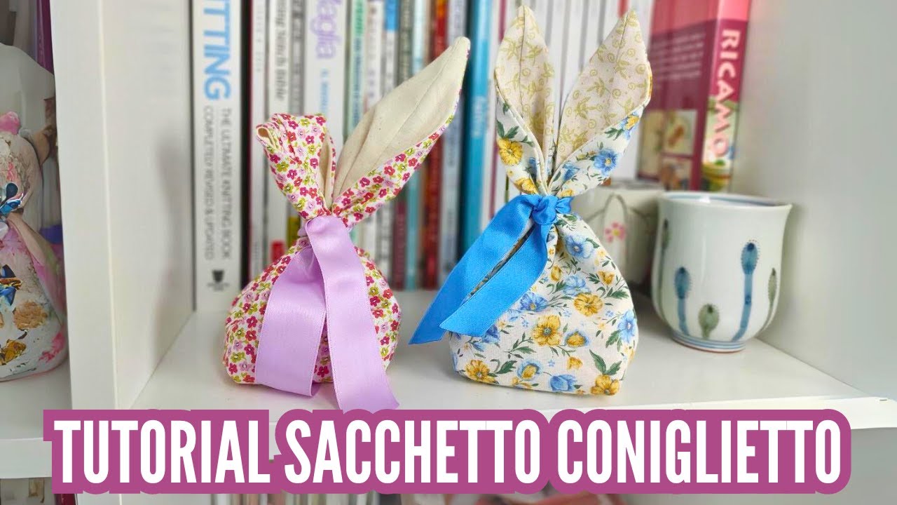Borsa Personalizzata Di Pasqua, Cestino Con Orecchie Da