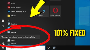There are currently no power options available in Windows 10 - How To Fix Power options Error ✅