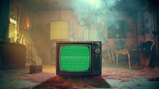 Old Retro TV Green Screen | 4K | Vintage | Global Kreators